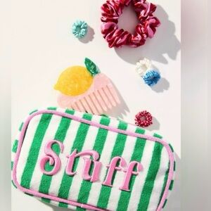 Anthropologie Terry Cosmetic Bag